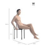 MANICHINO UOMO REALISTICO WINDOW FRANCE