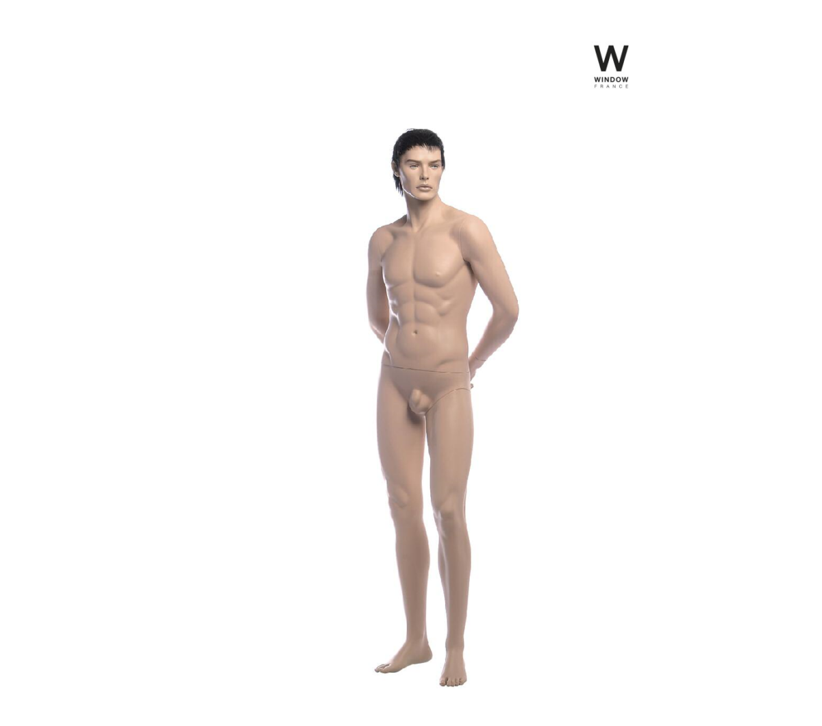 MANICHINO UOMO REALISTICO WINDOW FRANCE - immagine 1