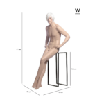 MANICHINO UOMO REALISTICO WINDOW FRANCE