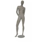 MANICHINO DONNA TESTA UOVO CEMENTO