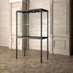 VETRINA MUSEALE IN FERRO cm.120x60x200h