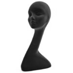 TESTA DONNA COLLO ALTO