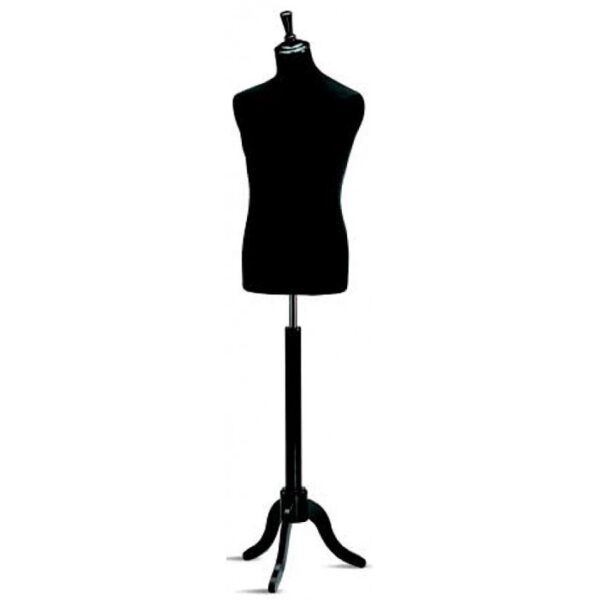 ..BUSTO SARTORIALE UOMO BASE TREPIEDE NERO