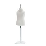 BUSTO SARTORIALE BIANCO BIMBO/A 0/12MESI BASE BIANCA