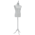 ,BUSTO SARTORIALE UOMO BASE TREPIEDE BIANCO