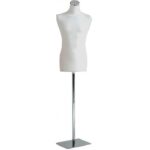 ,.BUSTO SARTORIALE UOMO BASE CROMATA
