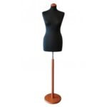 ,,BUSTO SARTORIALE DONNA BASE TONDA NOCE