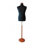 ,,BUSTO SARTORIALE UOMO BASE TONDA NOCE
