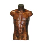 BUSTO UOMO RIVESTITO IN CARTA ANTICATA