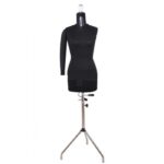 BUSTO DONNA REGITRABILE PROFESSIONALE TG.42/54 NERO C/BRACCIO