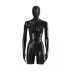 BUSTO . DONNA NERO CON TESTA