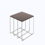 TAVOLINO IN TONDINO DI FERRO COLORE GREZZO 40H