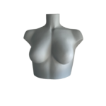 BUSTO CORTO DONNA PVC GRIGIO