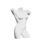 BUSTO DONNA IN POLISTIROLO