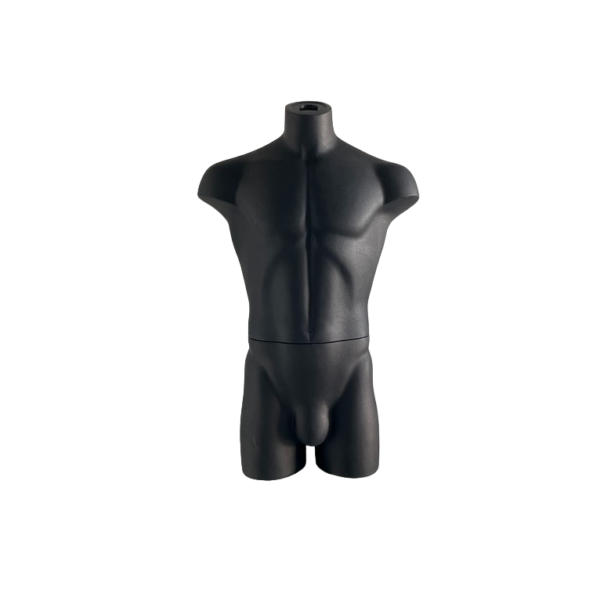 BUSTO UOMO PVC NERO