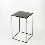 TAVOLINO IN FERRO NERO H.60