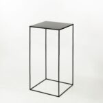 TAVOLINO IN FERRO NERO H.80