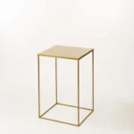 TAVOLINO IN FERRO ORO H.60