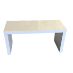 TAVOLO ESPOSITIVO LACCATO BIANCO CM.100X45X46H