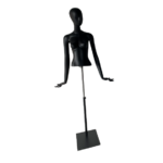 BUSTO NERO CON TESTA ASTRATTA