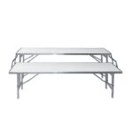 TAVOLO DA MERCATO 2 SCALINI