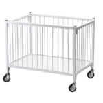 CESTA PIEGHEVOLE IN FERRO VERNICIATO