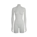 BUSTI DONNA CON BRACCIA IN PVC BIANCO