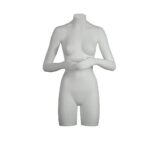 BUSTI DONNA CON BRACCIA IN PVC BIANCO