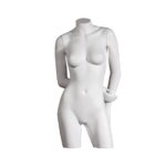 BUSTI DONNA CON BRACCIA IN PVC BIANCO