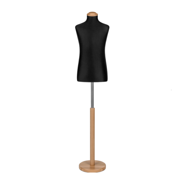 BUSTO SARTORIALE NERO BIMBO/A 10/12 ANNI BASE FRASSINO