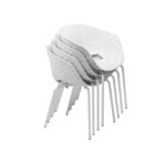 POLTRONCINA UNI-KA BIANCO 4 PEZZI