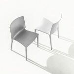 SEDIA PALAO BIANCO 4 PEZZI