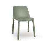 SEDIA ONE GRIGIO VERDE 25 PEZZI