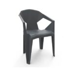 SEDIA DELTA GRIGIO SCURO 30 PEZZI