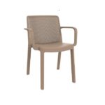 SEDIA FRESH CON BRACCIOLI  SABBIA 17 PEZZI