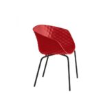 POLTRONCINA UNI-KA ROSSO CORALLO 4 PEZZI