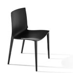 SEDIA PALAO NERA 4 PEZZI