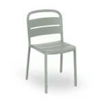 SEDIA COMO GRIGIO VERDE 32 PEZZI