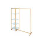 GONDOLA CENTRALE  ORO APPENDERIA LATERALE E 4 PIANI