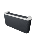 BANCO OVALE CANNETE’ NERO CM.160