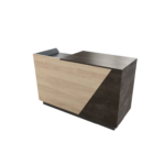 BANCO CASSA BICOLORE  ROVERE SCURO / ROVERE CHIARO CM.160