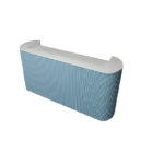 BANCO OVALE CANNETE’ CELESTE CM.160