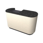 BANCO OVALE CANNETE’ AVORIO CM.160