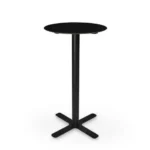 TAVOLO SNACK GOYA PIANO TONDO NERO 2 PEZZI