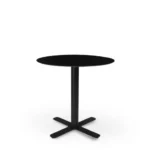 TAVOLO GOYA PIANO TONDO NERO 2 PEZZI