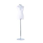 BUSTO SARTORIALE BIANCO DONNA BASE COLOR ALLUMINIO