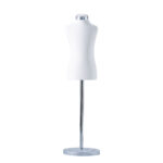BUSTO SARTORIALE BIANCO BIMBO/A 3 ANNI BASE COLOR ALLUMINIO