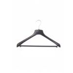 GRUCCIA APPENDIABITO CON ASTA PLASTICA NERA CM.42X3