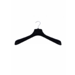 GRUCCIA CAPOSPALLA PLASTICA FLOCCATA NERA CM.38X4,5