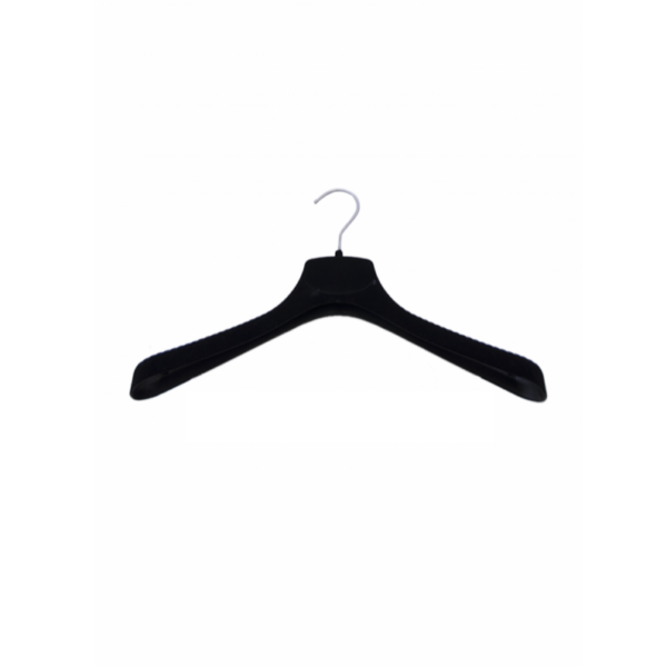 GRUCCIA CAPOSPALLA PLASTICA FLOCCATA NERA CM.45X4,5